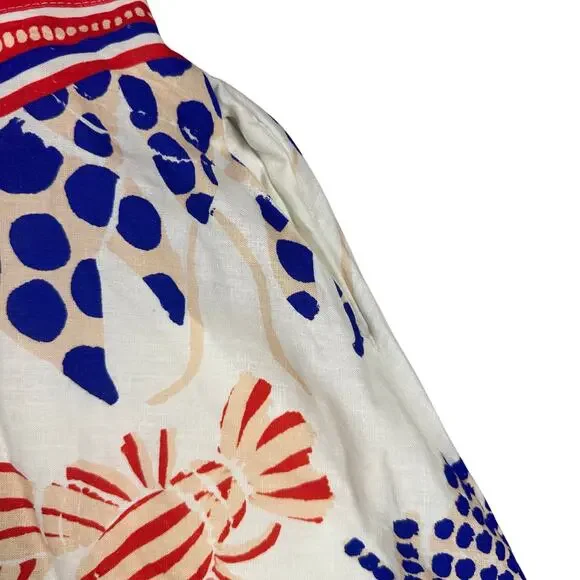 Farm Rio Mixed Lobsters Midi Skirt XL NWT - Picture 2 of 5